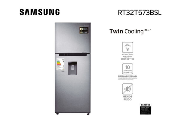 Refrigerador 318 L SAMSUNG Inox en Itau