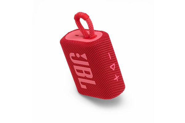 Parlante JBL GO3 Bluetooth Resistencia al Agua y Polvo Rojo en Itau