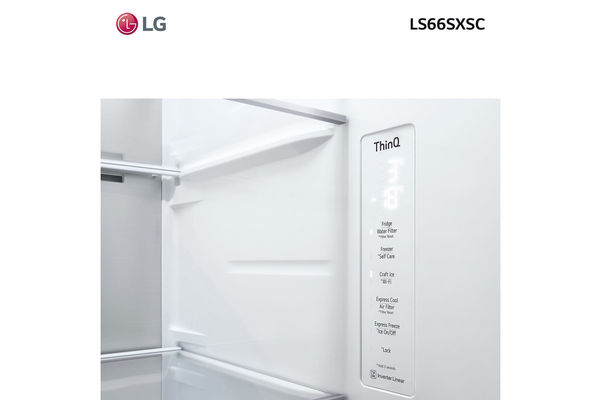 Refrigerador LG Side by Side InstaView, Craf Ice y ThinQ™ Inverter Silver 637 L en Itau
