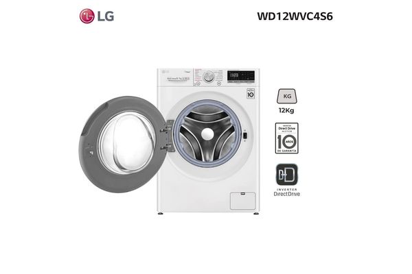 Lavasecarropa LG Inverter  Carga Frontal  12 Kg a 7 Kg en Itau