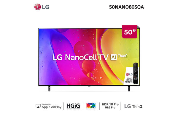 Smart TV LG 50" Nanocell Magic UHD 4k 50NANO75SPA en Itau