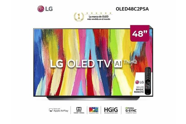 Smart TV LG OLED 4K 48" AI OLED48C2PSA en Itau