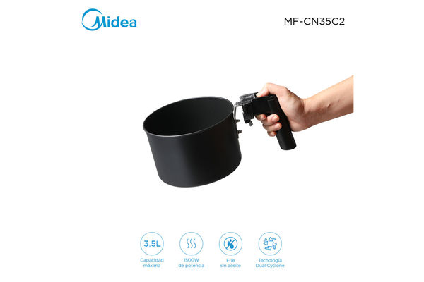 Freidora sin Aceite MIDEA 3.5L MF-CN35C en Itau