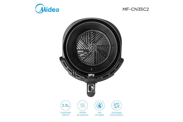 Freidora sin Aceite MIDEA 3.5L MF-CN35C en Itau