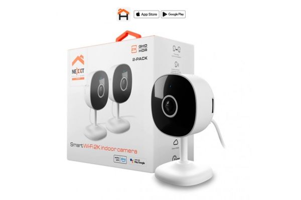 Set x 2 Cámara Wi-Fi 2K para Interior NEXXT nhc-i710 2pk en Itau