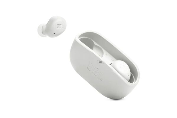 Auriculares JBL Wave Buds Inalámbricos con Bluetooth 5.2 y Sonido JBL Deep Bass - Blanco en Itau