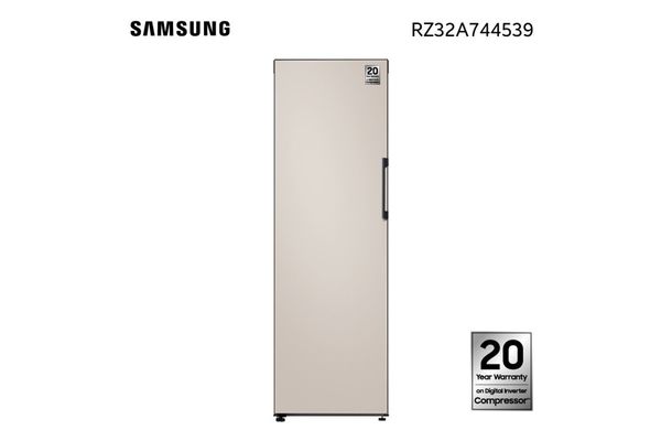 Refrigeradora SAMSUNG BeSpoke One Door Convertible a Congelador 315L Beige en Itau