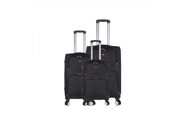 Set de 3 Valijas WENGER de Tela Expansible Color Negro en Itau