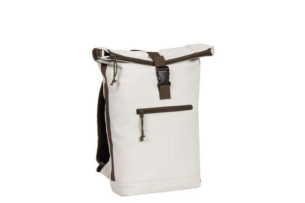 Mochila impermeable New Rebels Tim New York 15,6" Blanca en Itau