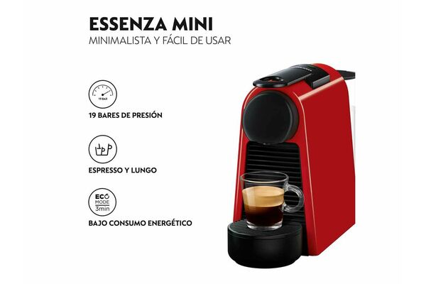Cafetera NESPRESSO Essenza Mini D Rojo en Itau