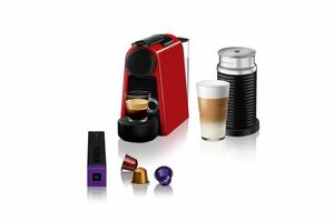 Cafetera Nespresso Essenza Mini D Color Rojo + Aeroccino en Itau