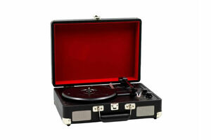 Bandeja de Vinilo Apogee Portable con Bluetooth Mdy1603 Negro en Itau